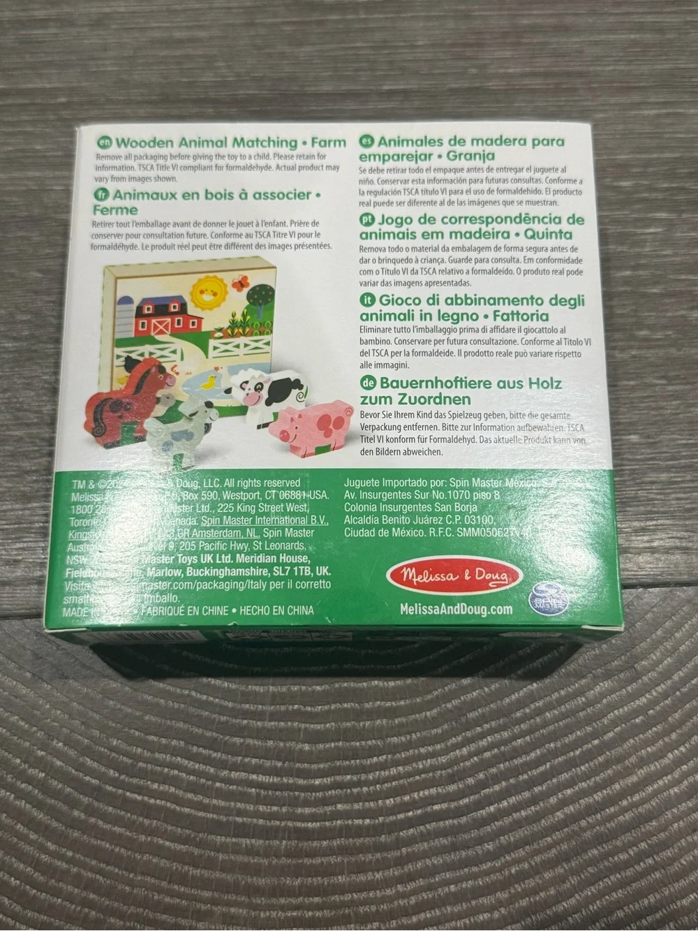 NWT Farm Melissa & Doug Animal Matching Play Set